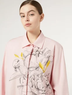 Camicia in popeline con ricamo*Marina Rinaldi Discount