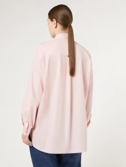 Camicia in popeline con ricamo*Marina Rinaldi Discount