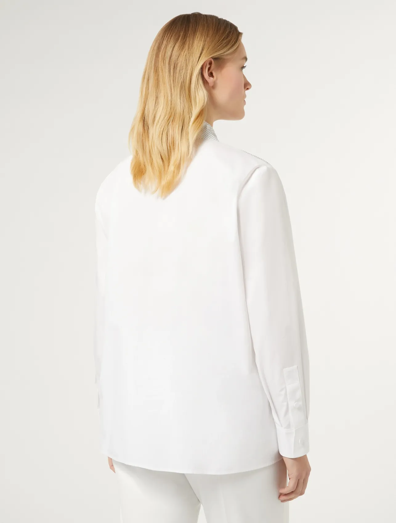 Camicia in popeline con strass*Marina Rinaldi Outlet