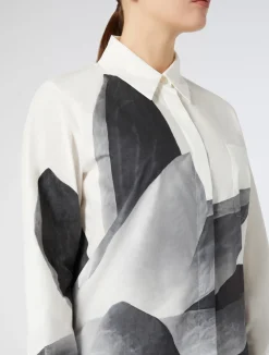 Camicia in popeline con stampa*Marina Rinaldi Outlet