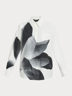 Camicia in popeline con stampa*Marina Rinaldi Outlet