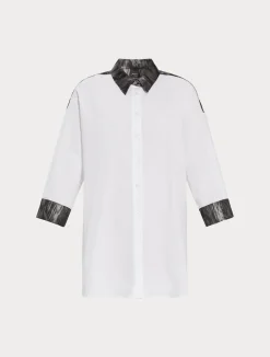 Camicia in popeline di cotone*Marina Rinaldi Fashion