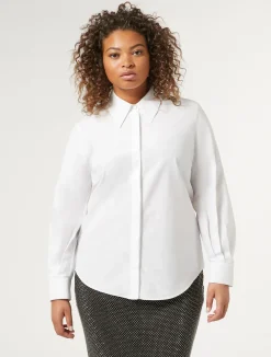 Camicia in popeline di cotone*Marina Rinaldi Online