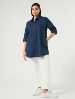 Camicia in popeline di misto cotone*Marina Rinaldi Outlet