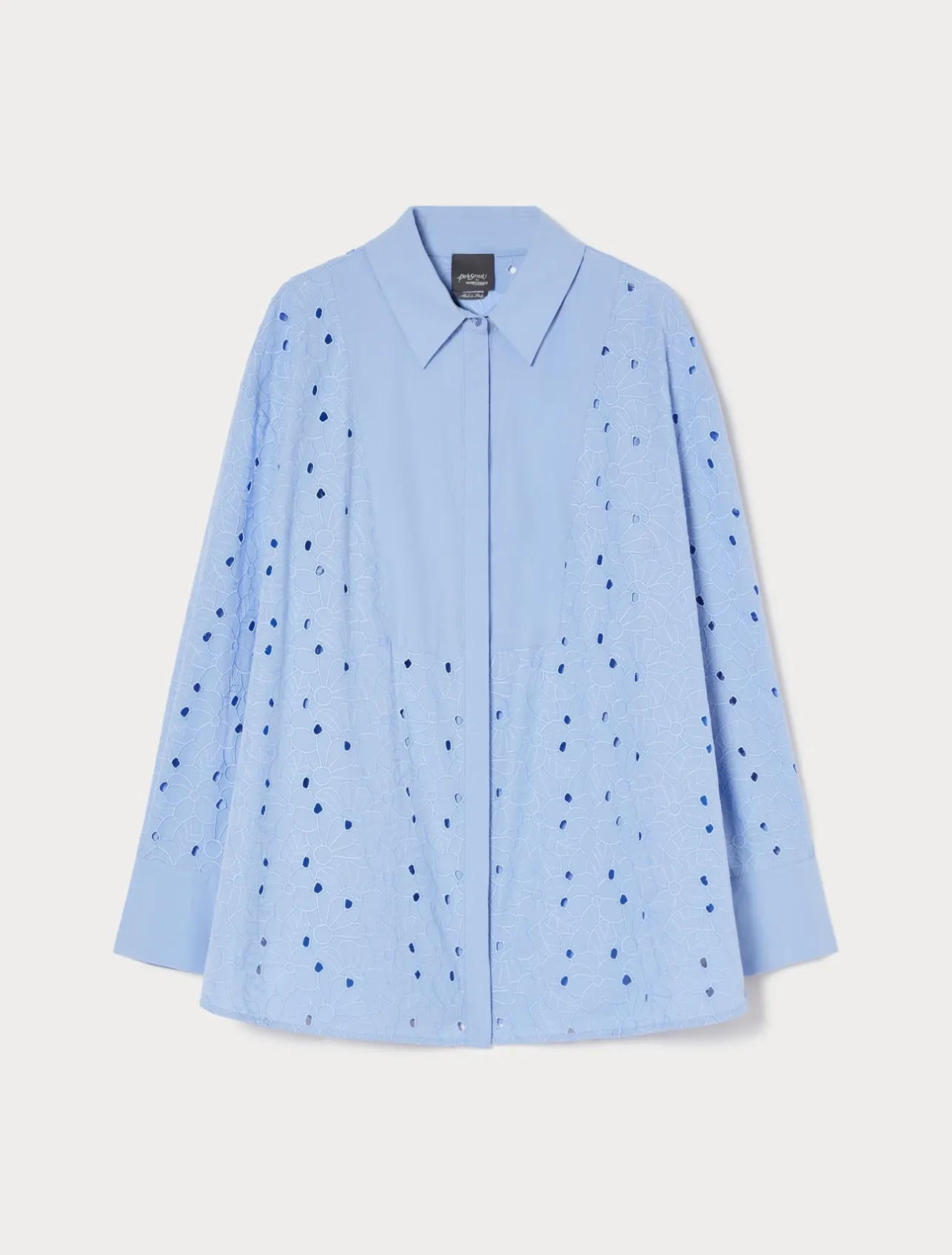 Camicia in popeline ricamato*Marina Rinaldi Outlet