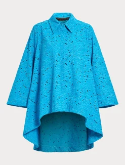 Camicia in popeline sangallo*Marina Rinaldi New