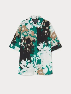 Camicia in popeline stampato*Marina Rinaldi Clearance