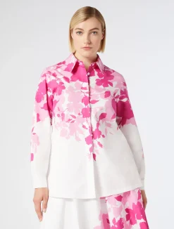 Camicia in popeline stampato*Marina Rinaldi Sale