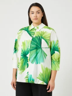 Camicia in popeline stampato*Marina Rinaldi New