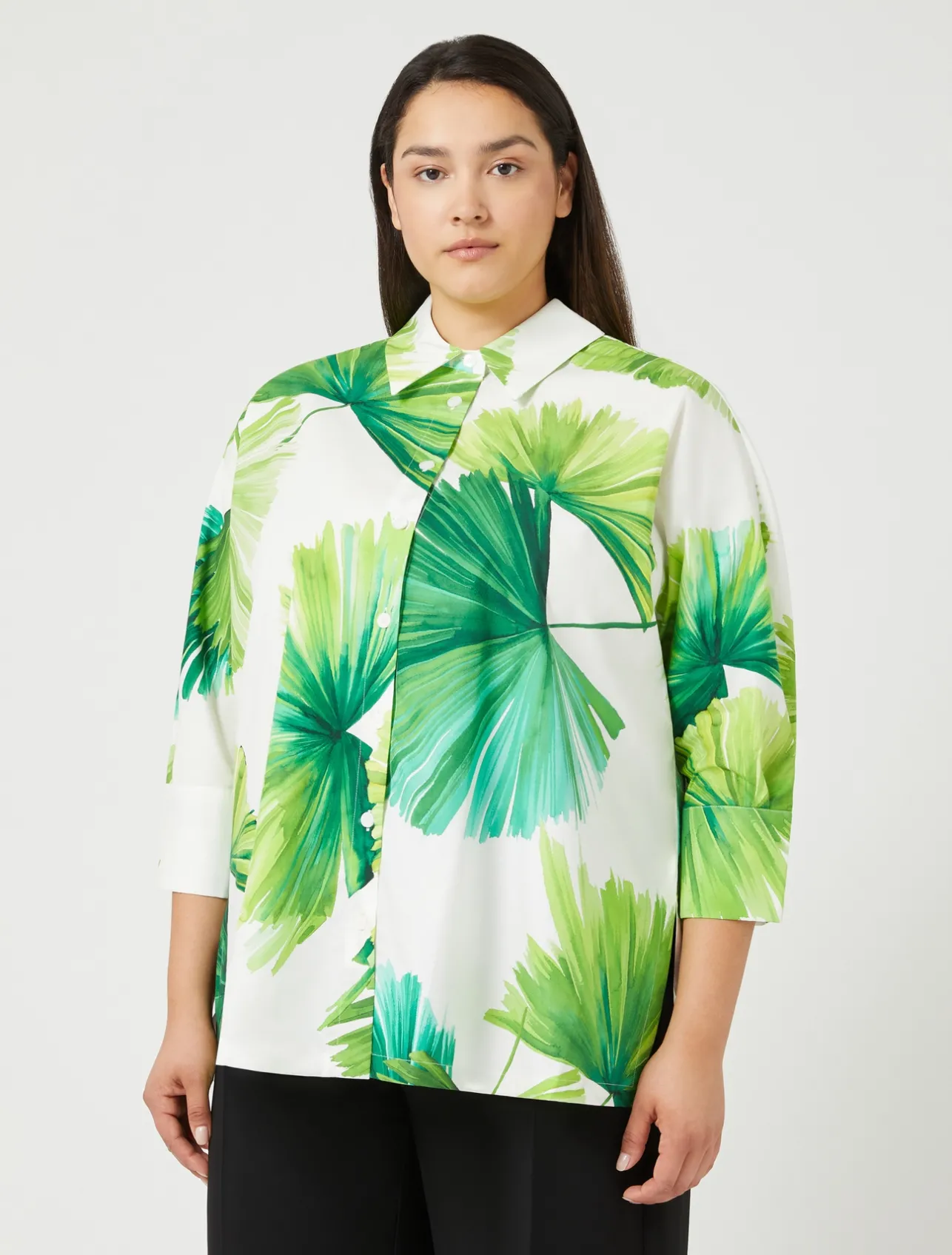 Camicia in popeline stampato*Marina Rinaldi New