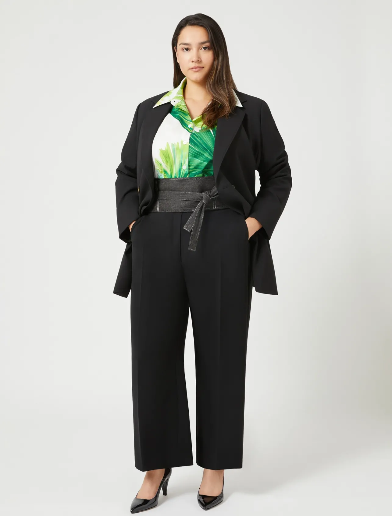 Camicia in popeline stampato*Marina Rinaldi New