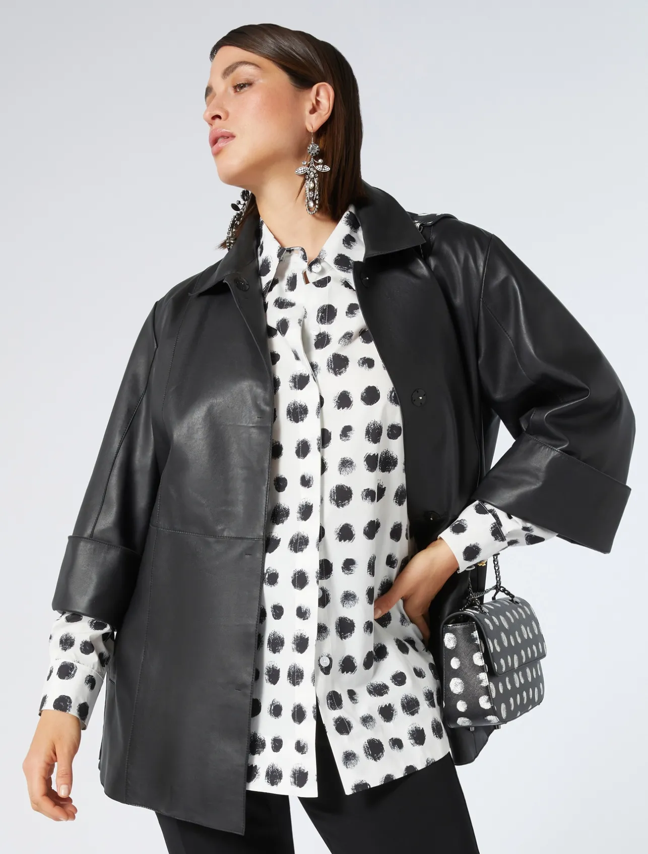 Camicia in popeline stampato*Marina Rinaldi Online