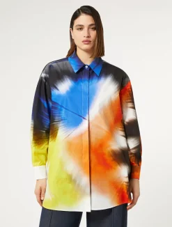 Camicia in popeline stampato*Marina Rinaldi Best