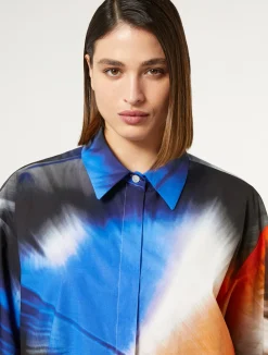 Camicia in popeline stampato*Marina Rinaldi Best