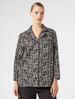 Camicia in popeline stampato*Marina Rinaldi Online