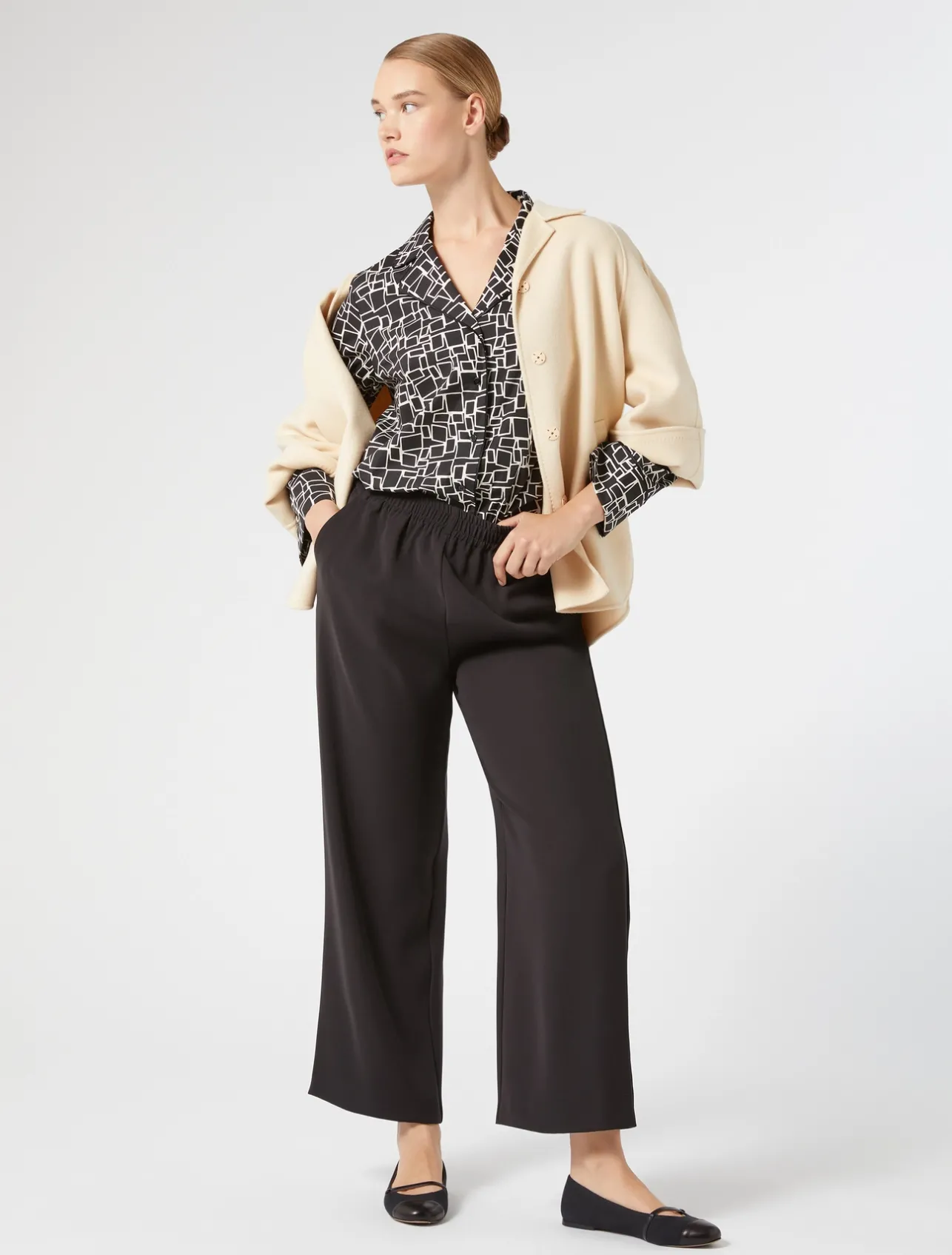 Camicia in popeline stampato*Marina Rinaldi Online
