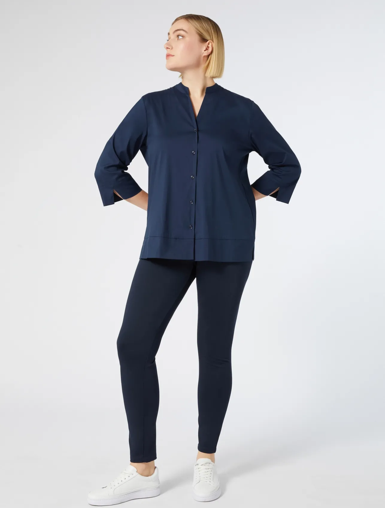 Camicia in popeline stretch*Marina Rinaldi Hot