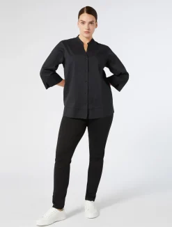 Camicia in popeline stretch*Marina Rinaldi Online