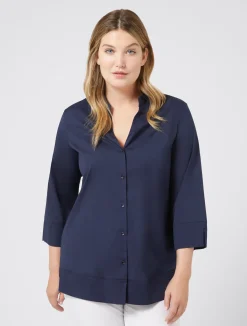 Camicia in popeline stretch*Marina Rinaldi Best