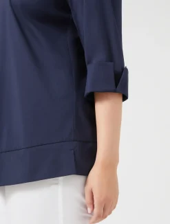Camicia in popeline stretch*Marina Rinaldi Best