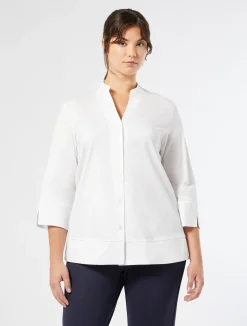 Camicia in popeline stretch*Marina Rinaldi Best
