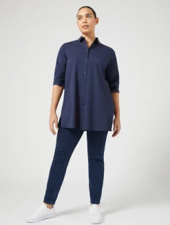 Camicia in popeline stretch*Marina Rinaldi Hot