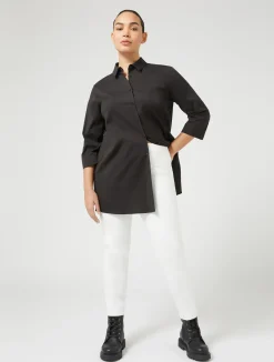 Camicia in popeline stretch*Marina Rinaldi Online
