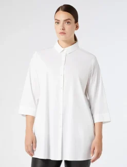 Camicia in popeline stretch*Marina Rinaldi Best