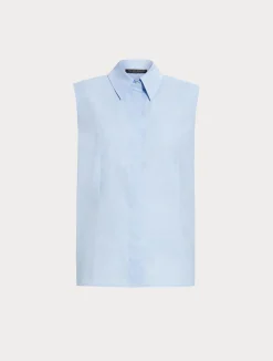 Camicia in popeline tinto filo*Marina Rinaldi Discount