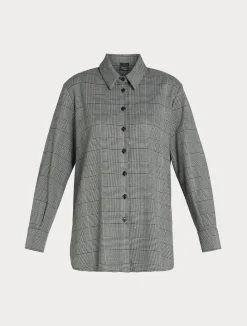Camicia in Principe di Galles*Marina Rinaldi Outlet