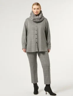 Camicia in Principe di Galles*Marina Rinaldi Outlet