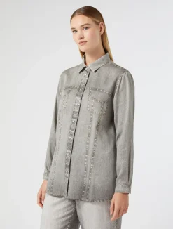 Camicia in raso*Marina Rinaldi Discount