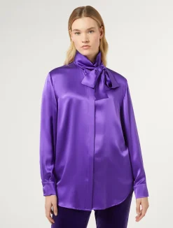 Camicia in raso di seta*Marina Rinaldi Fashion
