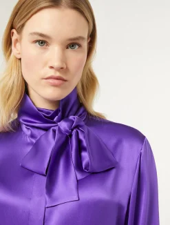 Camicia in raso di seta*Marina Rinaldi Fashion