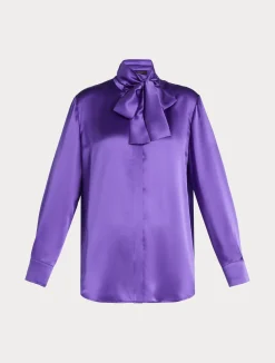 Camicia in raso di seta*Marina Rinaldi Fashion
