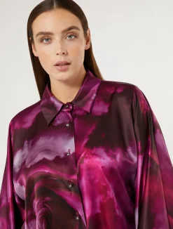 Camicia in raso di seta*Marina Rinaldi Sale