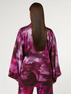 Camicia in raso di seta*Marina Rinaldi Sale