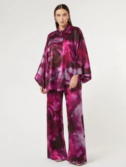 Camicia in raso di seta*Marina Rinaldi Sale