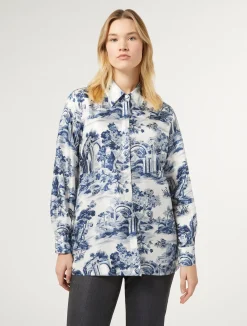 Camicia in twill di seta*Marina Rinaldi New