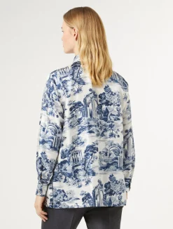 Camicia in twill di seta*Marina Rinaldi New