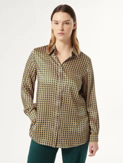 Camicia in twill stampato*Marina Rinaldi Online