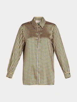 Camicia in twill stampato*Marina Rinaldi Online