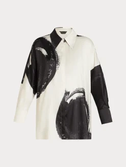 Camicia in twill stampato*Marina Rinaldi Fashion