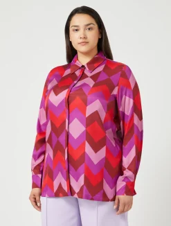 Camicia in twill stampato*Marina Rinaldi Clearance