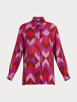 Camicia in twill stampato*Marina Rinaldi Clearance