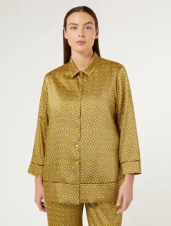 Camicia in twill stampato*Marina Rinaldi Online