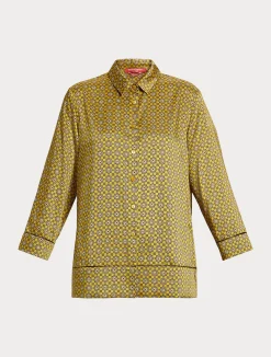 Camicia in twill stampato*Marina Rinaldi Online