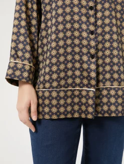 Camicia in twill stampato*Marina Rinaldi Clearance