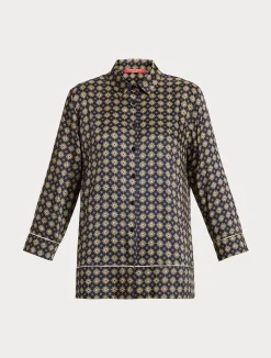 Camicia in twill stampato*Marina Rinaldi Clearance