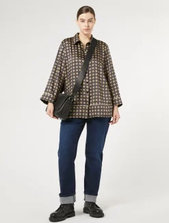 Camicia in twill stampato*Marina Rinaldi Clearance